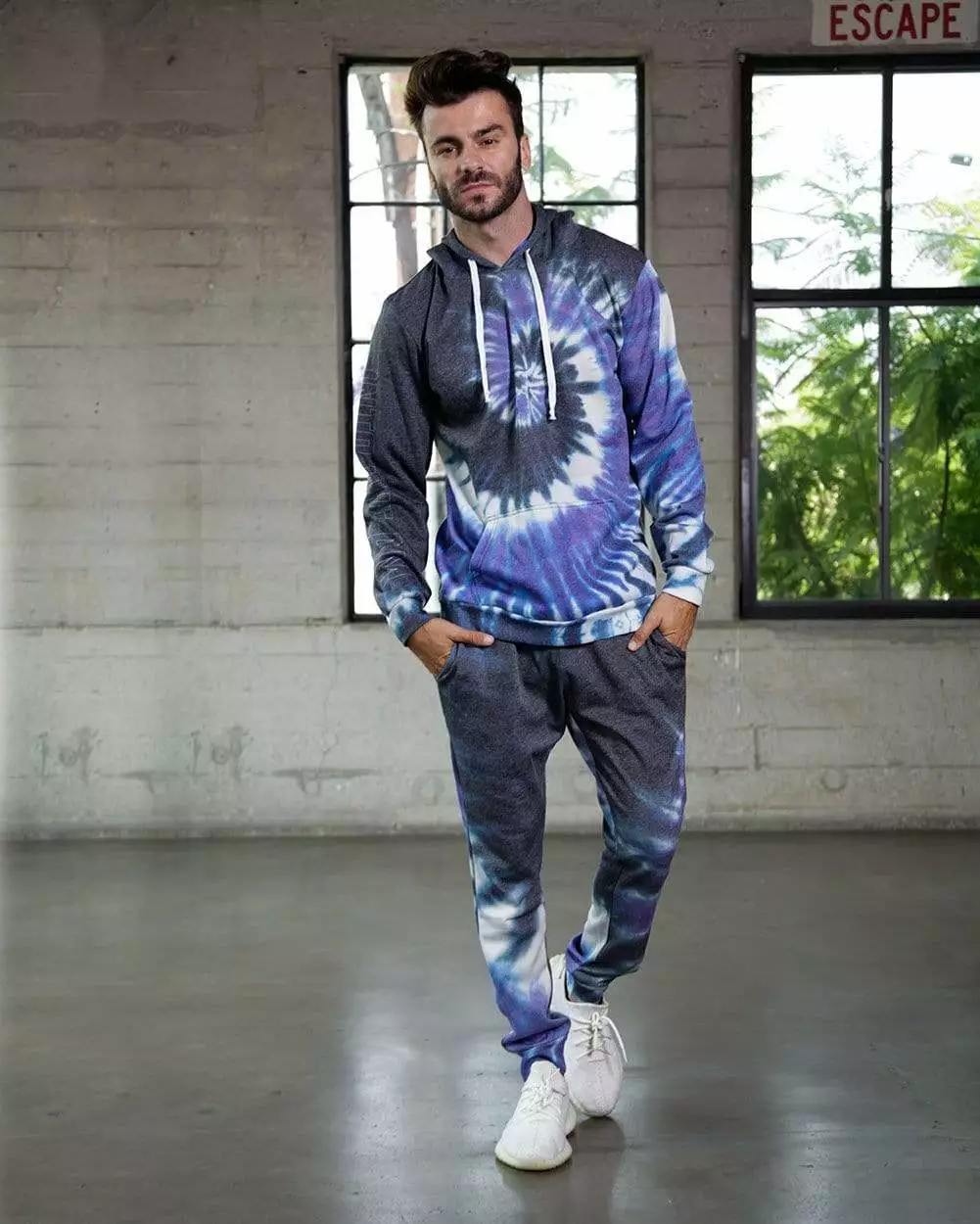 INTO THE AM Whirlpool Purple Tie-Dye Hoodie Hoodies 4 INTO THE AM Whirlpool Purple Tie-Dye Hoodie Hoodies